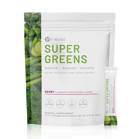 It Works Super Greens on the Go Berry