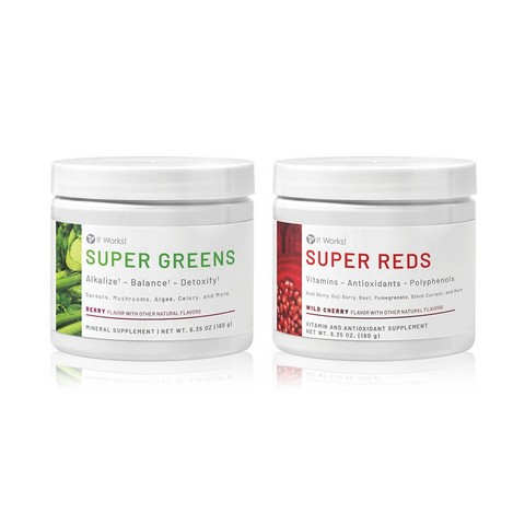 It Works Super Greens-Reds